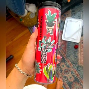 Starbucks Holiday Cactus Plants Traveler